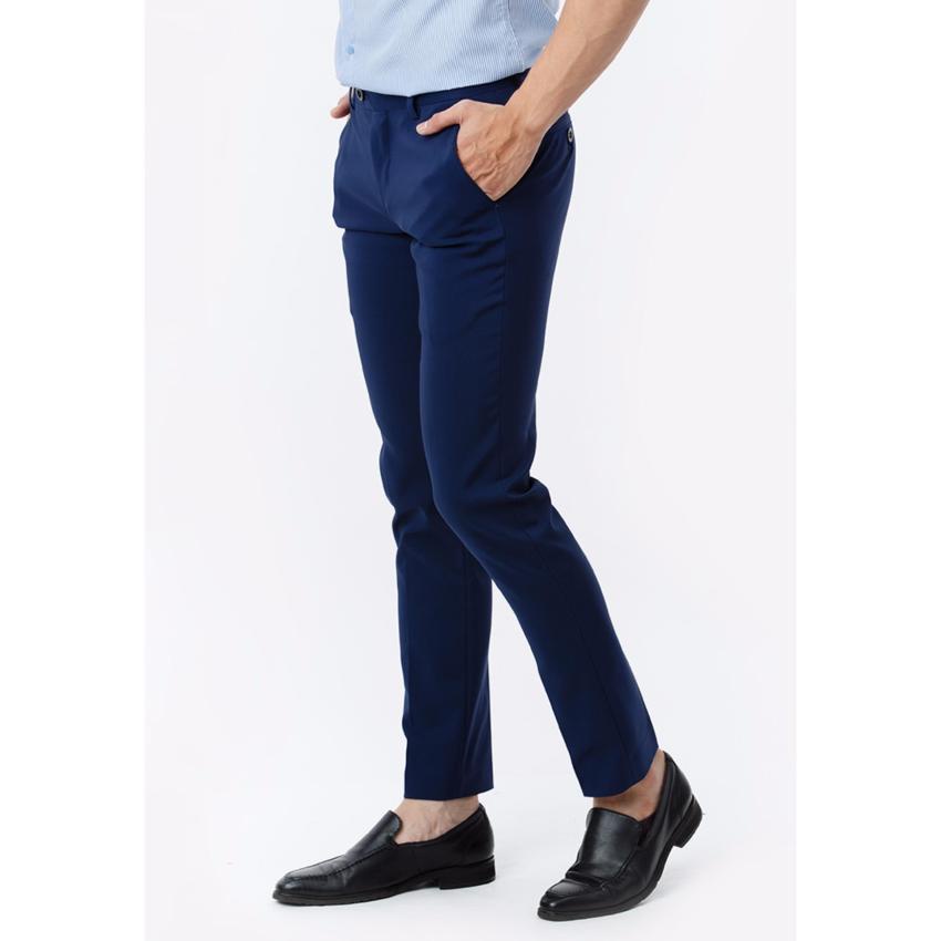 Quần tây Nam Vĩnh Tiến Trơn Màu Dáng Slimfit Vĩnh Tiến Xanh Than