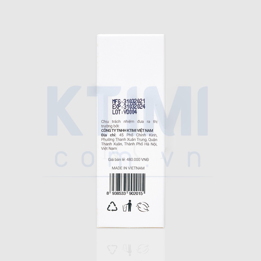 KTIMI - TẨY TẾ BÀO CHẾT 5% AHA Facial Exfoliant Glycolic Acid