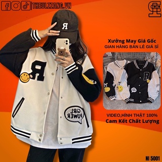 🌵 𝐓𝐡𝐞𝐔𝐥𝐳𝐳𝐚𝐧𝐠 🌵 CM Áo Khoác Bomber Kaki Phối Màu 2 Túi Hộp (Kèm Video, Hình Thật)