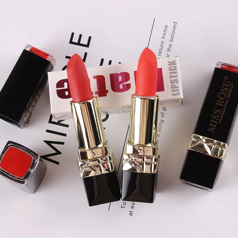 [Hàng mới về] Son môi MISS RÔSE giúp giữ ẩm lâu trôi tiện dụng | BigBuy360 - bigbuy360.vn