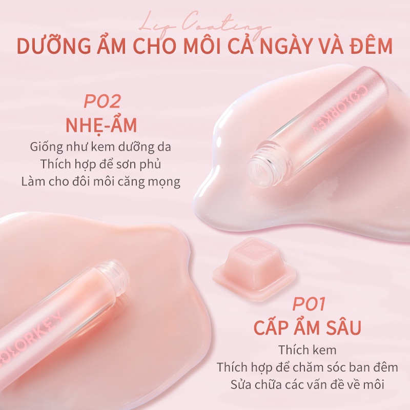 Son Dưỡng Môi Che Khuyết Điểm Chống Nếp Nhăn Dưỡng Ẩm Ngày Và Đêm Colorkey