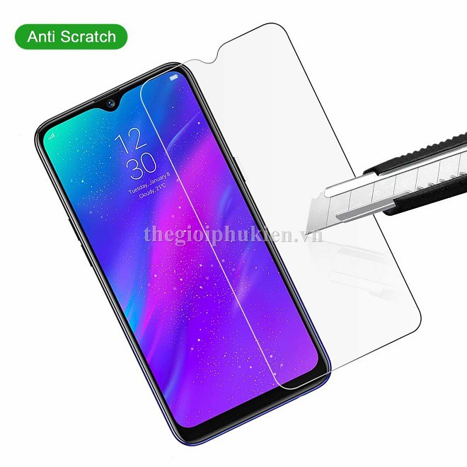 Tấm dán kính cường lực OPPO Realme 3 hiệu Glass Pro chống vỡ, chống xước màn hình - Giá rẻ