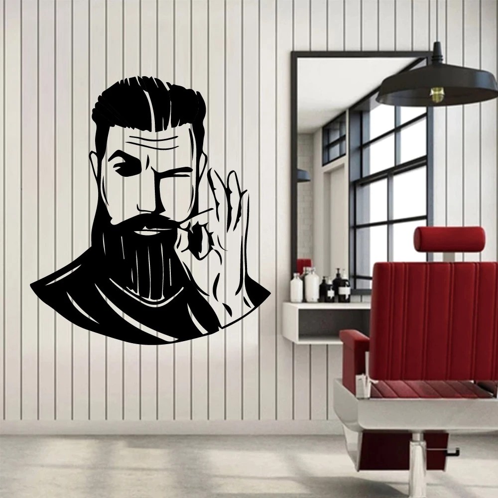 Decal Trang trí Barber, Salon cắt tóc (P1/6)