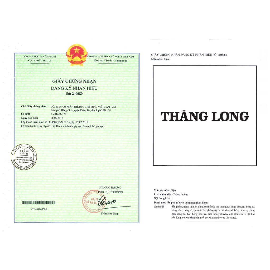 Bóng Chuyền Thăng Long PU 6800 - Tặng Kim bơm + Lưới đựng bóng