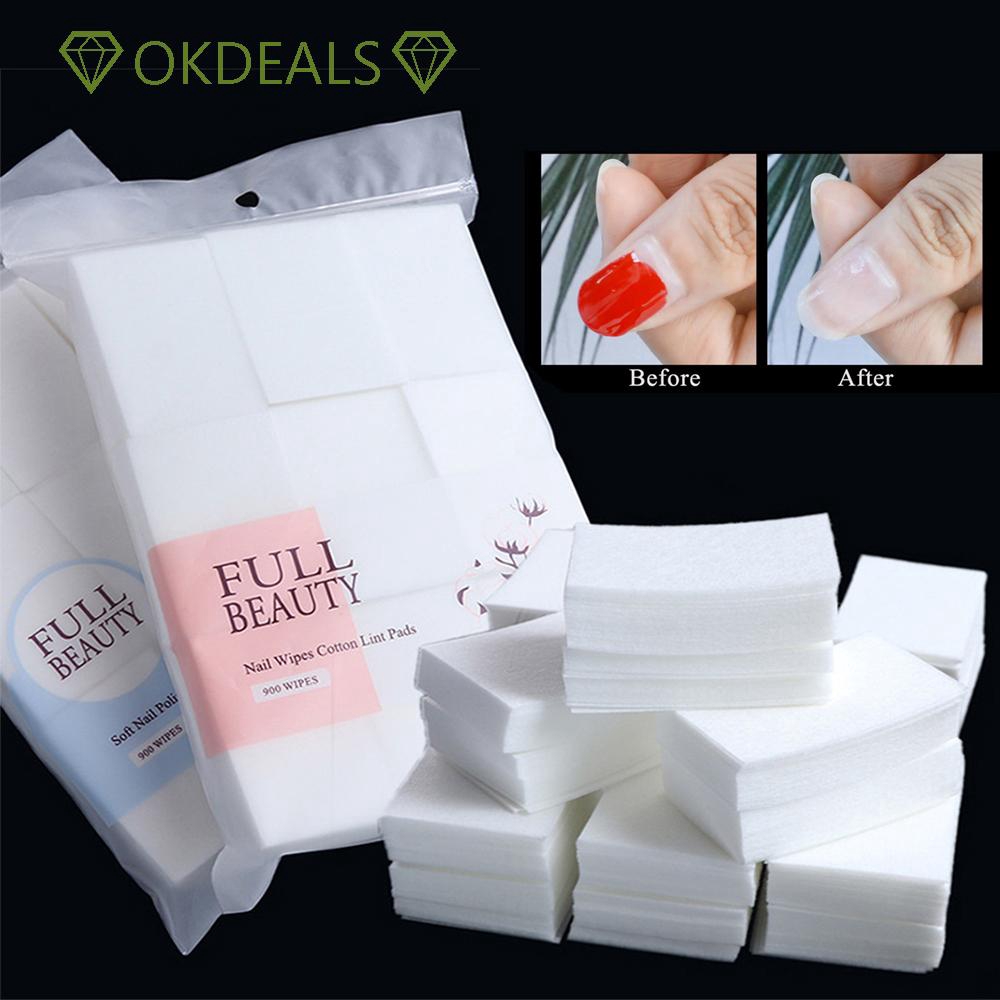 Bộ 900 Miếng Bông Tẩy Trang / Đánh Bóng Móng Tay Tiện Dụng