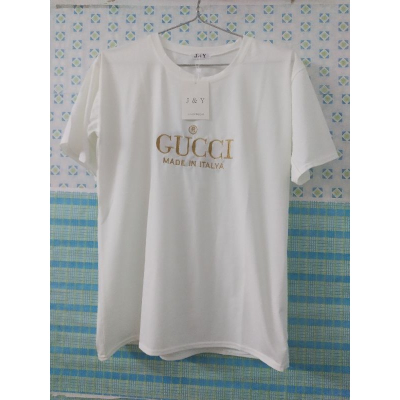 [Mã FADI5K245 giảm 5K đơn 0đ] (shop mới giảm giá) áo phông dấu quần ,form rộng thêu Gucci hàng cotton cao cấp có túi zip