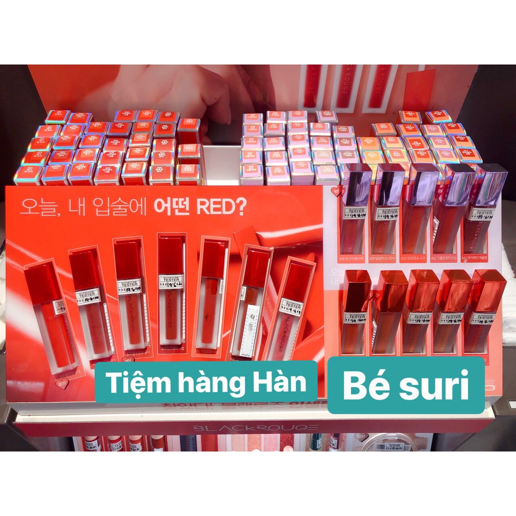 (Sẵn 17 màu) Son Kem Lì Black Rouge Air Fit Velvet Tint