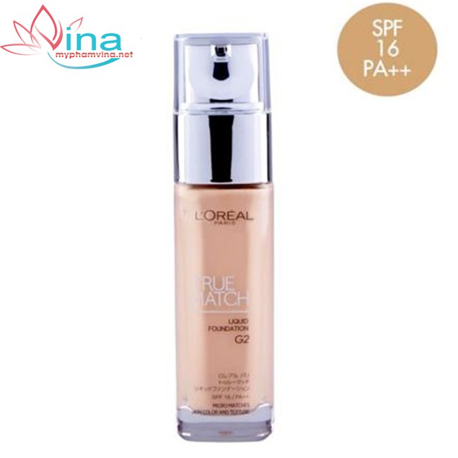 KEM NỀN DƯỠNG ẨM LOREAL TRUE MATCH LIQUID FOUNDATION G2.5 30ML