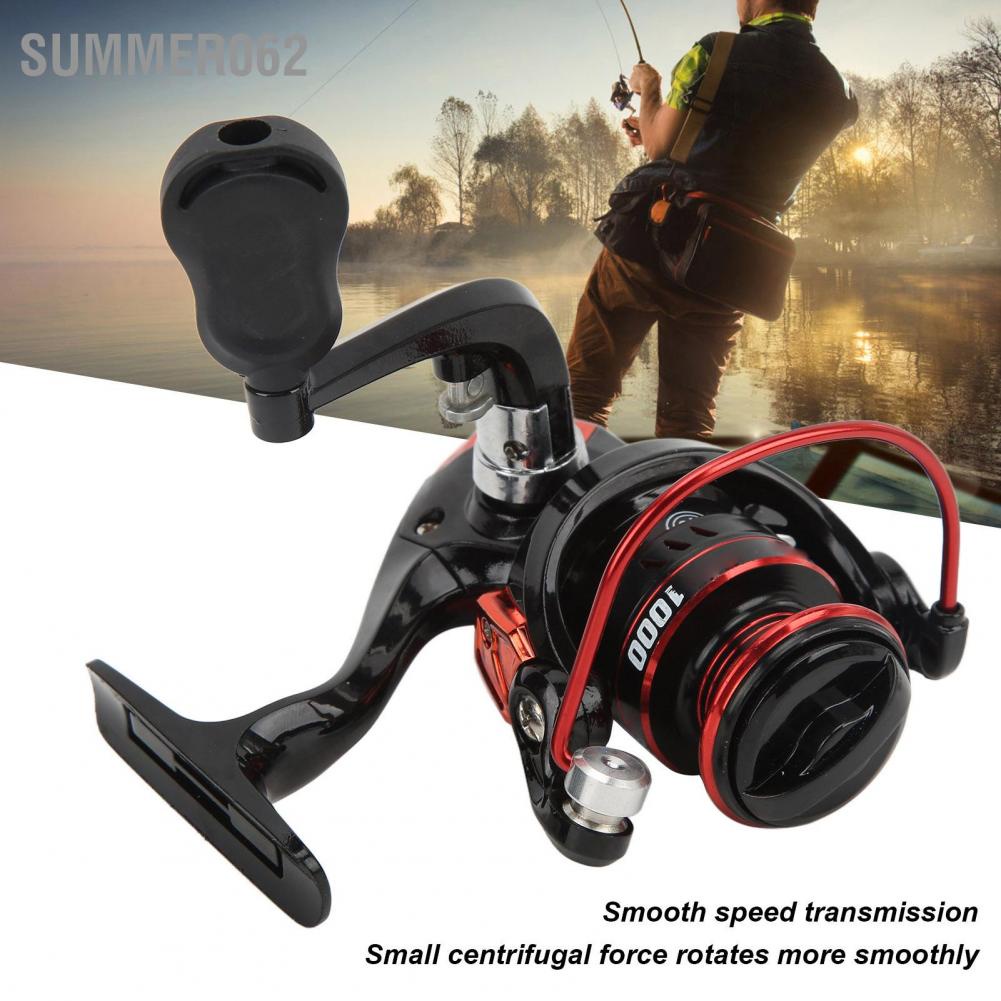 Summer062 DM1000 Spinning Reel 12BB Stainless Steel Bearing 5.2:1 Speed Metal Spool Fishing