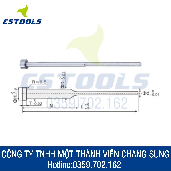 Chốt đẩy SKH51 SHOUDLDER PIN
