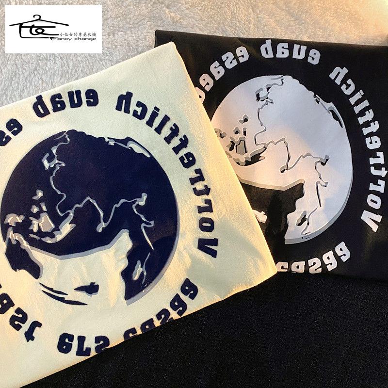 Áo Thun Tay Ngắn Dáng Rộng Thời Trang Mùa Hè Phong Cách Mới 2022 Cho Nữ