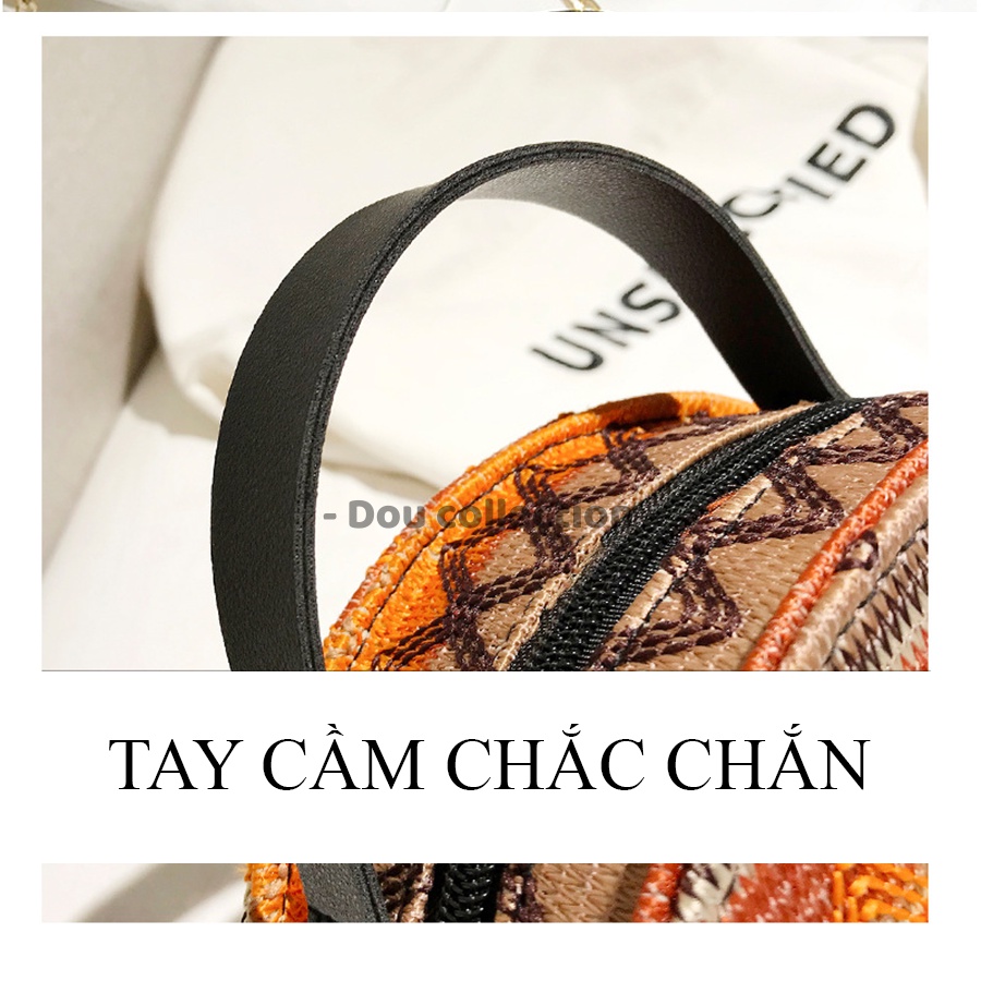 [NowShip2h] Túi Đeo Chéo (Túi Xách Boho) Thổ Cẩm Phong Cách Bohemian Thời Trang Đi Biển Vintage - Mã XT057