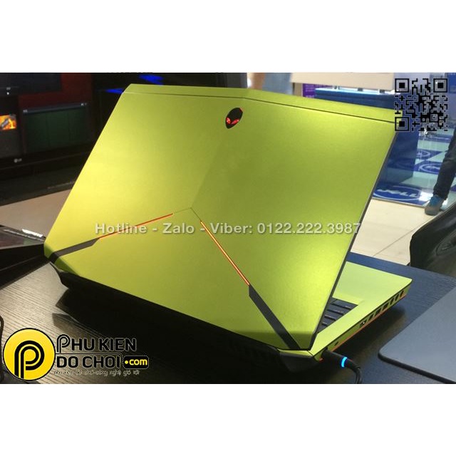 Decal lên hình máy Alienware cho laptop Gaming  phù hợp tất cả các máy khác nhau trên thị trường