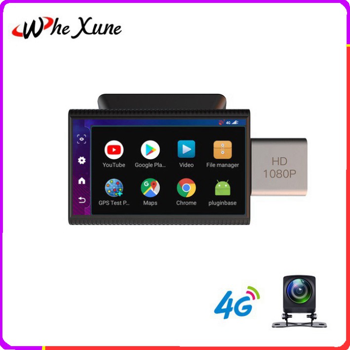 Sản Phẩm Camera hành trình ô tô, thương hiệu Whexune F8, 4G, Wifi, 3 inch - Hàng Cao Cấp