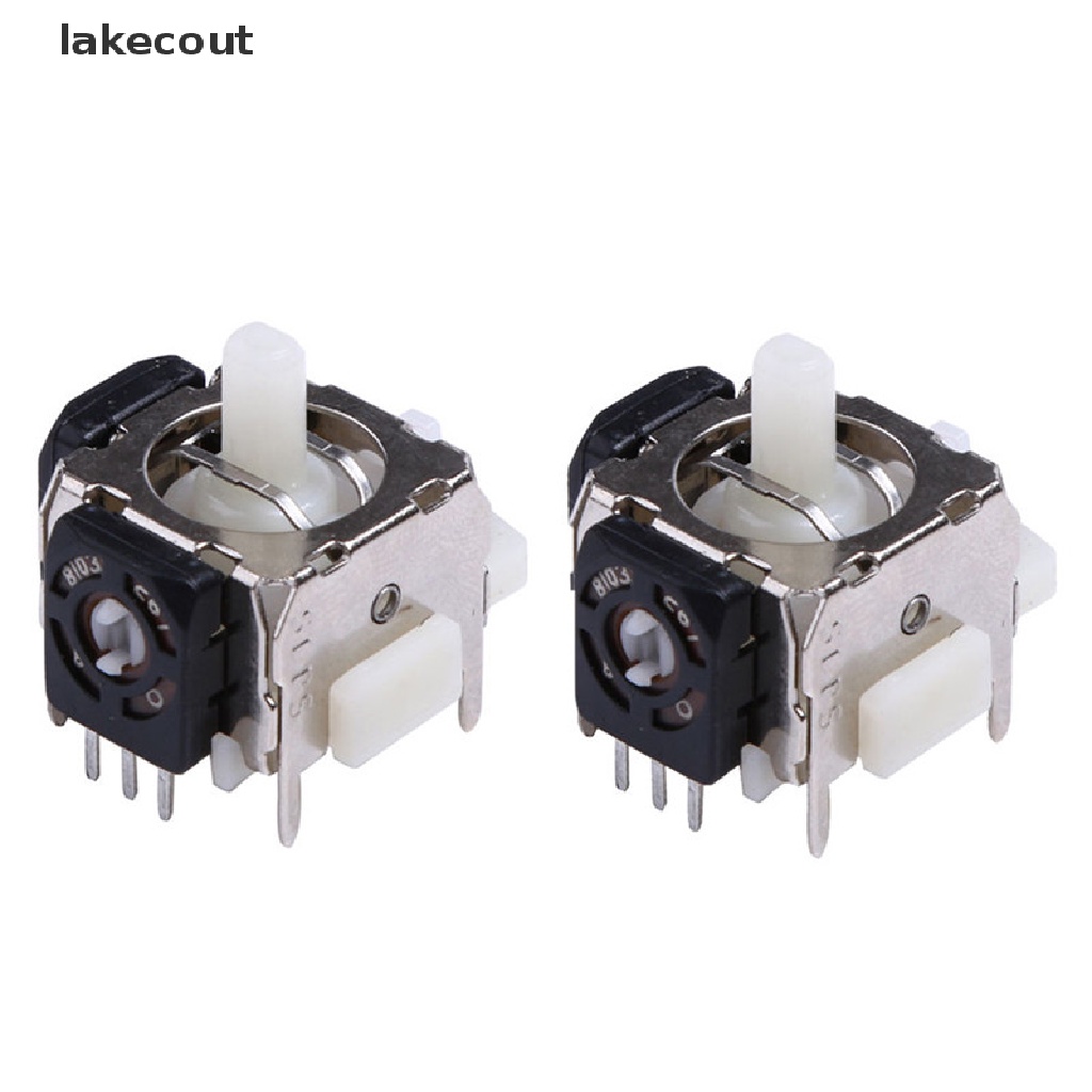 {lakecout} 2PCS Replacement 3D Joystick Analog Stick For Xbox 360 Wireless Controller hye