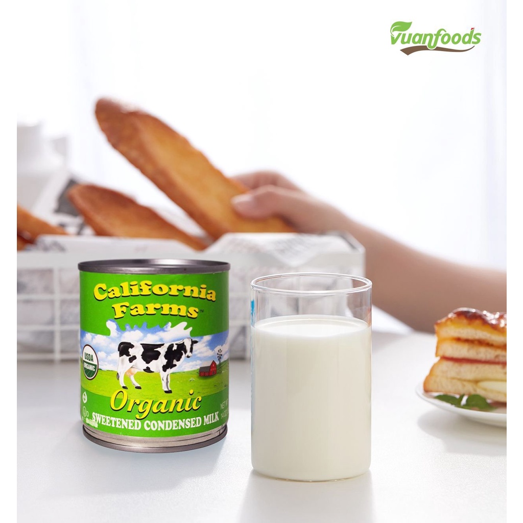 Sữa đặc hữu cơ California Farm 397g date 2024