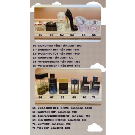 [Mã 1512FMCGSALE1 giảm 10% đơn 250K] 🌻 CHAI GỐC NƯỚC HOA | BigBuy360 - bigbuy360.vn