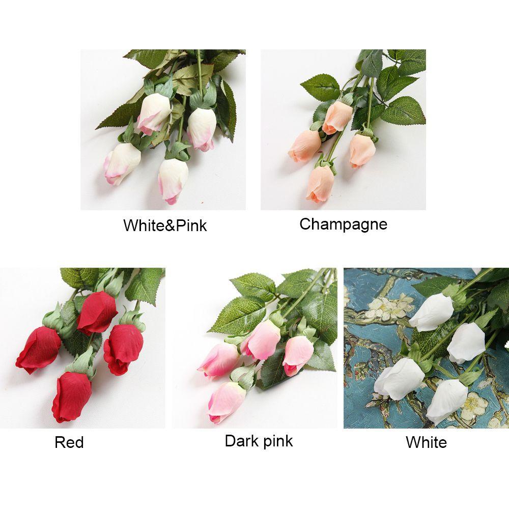 KUNHEV Bó Hoa Mẫu Đơn Giả Bằng Lụa Trang Trí