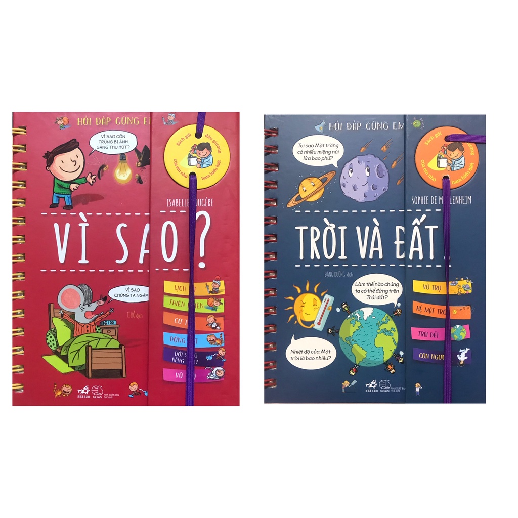 Sách - Combo Hỏi đáp cùng em Vì sao + Trời và đất