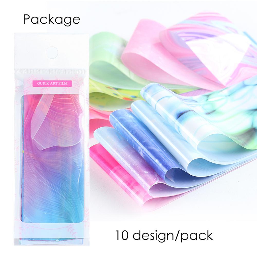 XIANTIN Set 10 Sticker Dán Móng Nghệ Thuật