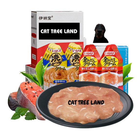 SÚP THƯỞNG CHO MÈO CIAO INABA KIN NO DASHI CREAM GÓI 30G - SNACK THƯỞNG, THỨC ĂN CHO MÈO DẠNG ƯỚT