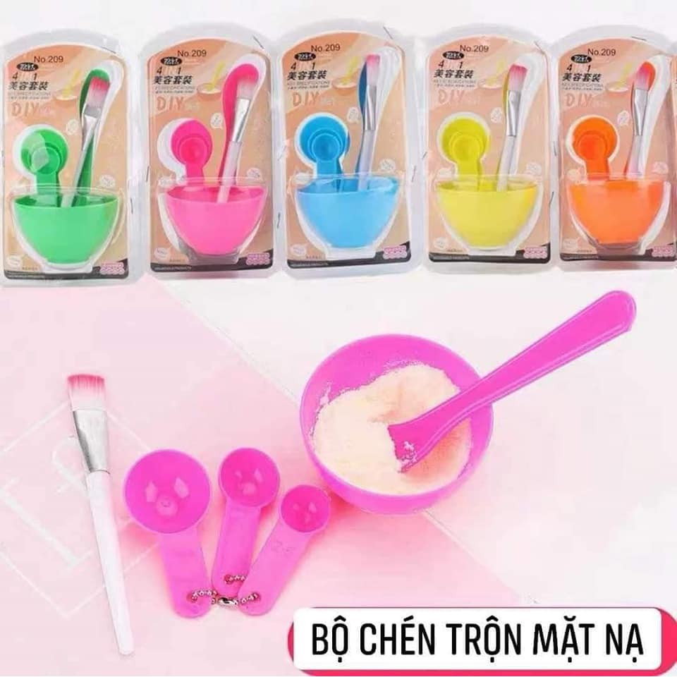 Bộ trộn mặt nạ 6 món tiện lợi