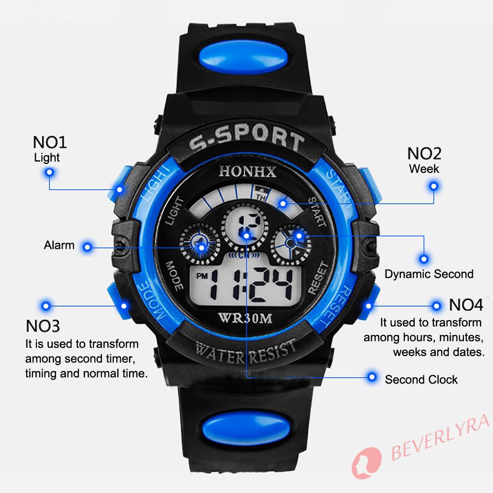 Đồng Hồ Điện Tử Đa Năng Chống Thấm Nước Cho Trẻ Em | BigBuy360 - bigbuy360.vn