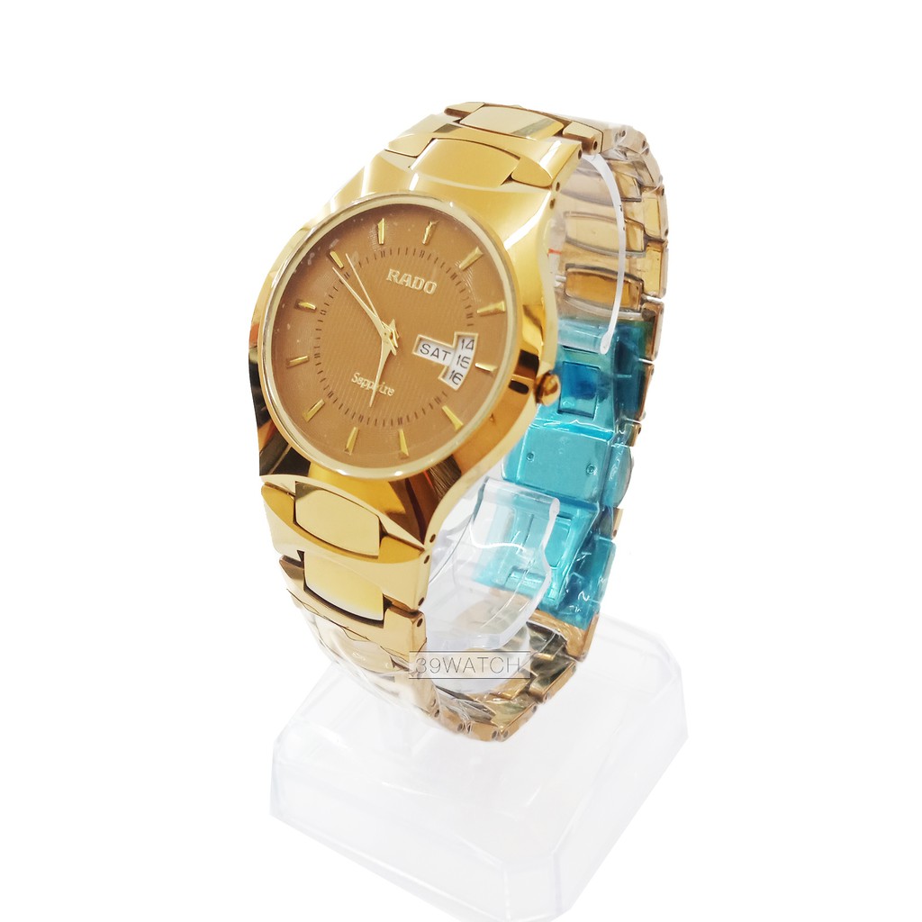 [TẶNG VÍ DA NAM] Đồng hồ nam Julibé RA37 NAMV màu vàng, chất liệu dây đá ceramic nguyên khối, mặt kính saphire | BigBuy360 - bigbuy360.vn