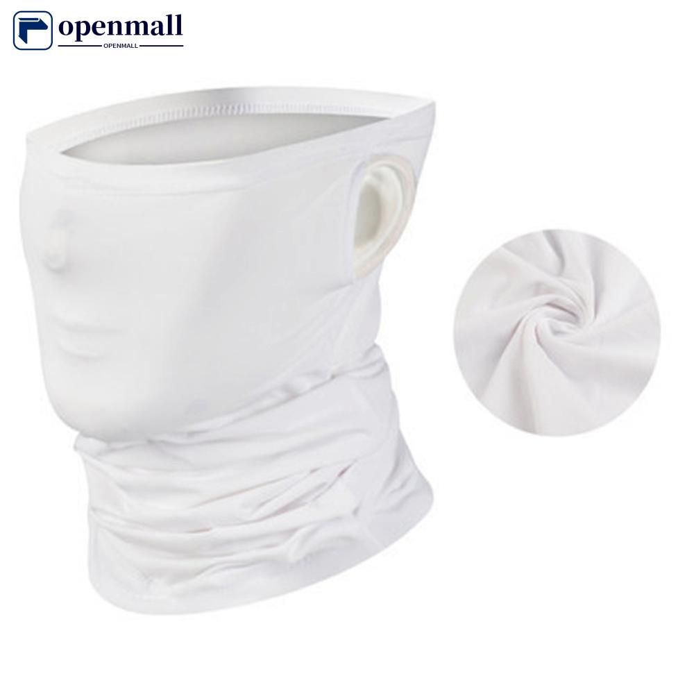 Khẩu Trang Che Nửa Mặt Bằng Lụa Lạnh Thoáng Khí Chống Tia UV