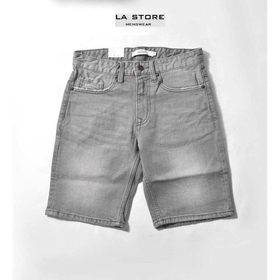 Quần short Jeans xám nhạt