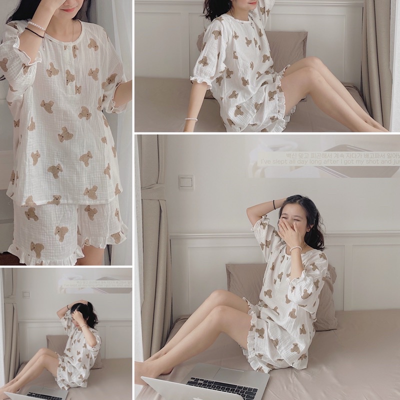 bộ cộc, bộ dài, váy liền thân