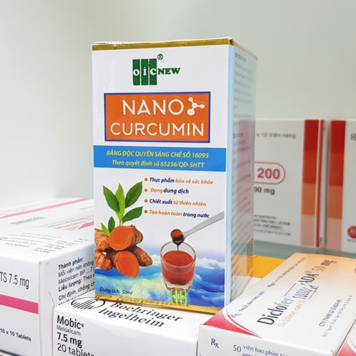 [Mua 4 tặng 1] Dung Dịch Nano Curcumin OIC New - Công ty Nhật Hải