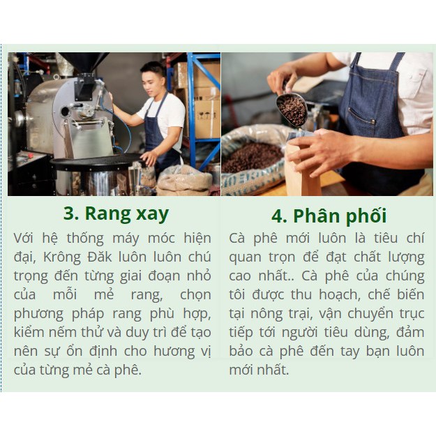 Cà phê pha phin Krông Đăk, Cà phê nguyên chất 100%, Cà phê Robusta Buôn Ma Thuột. | BigBuy360 - bigbuy360.vn