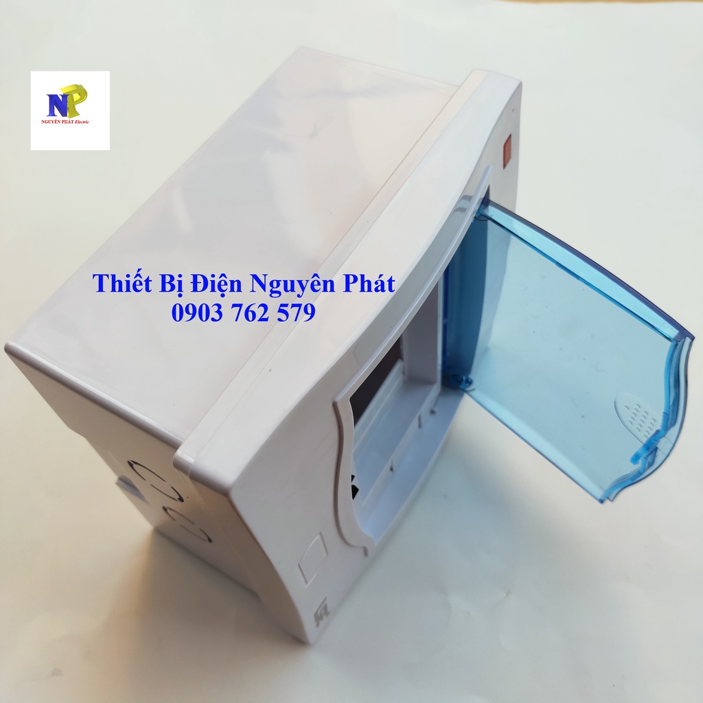 Tủ Điện Nhựa 2-4 Đường Có Đèn Báo - Lắp Âm & Lắp Nổi
