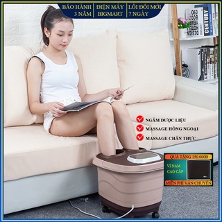Bồn ngâm chân máy massage chân cao cấp tự động làm nóng nước, các con lăn massage tự động
