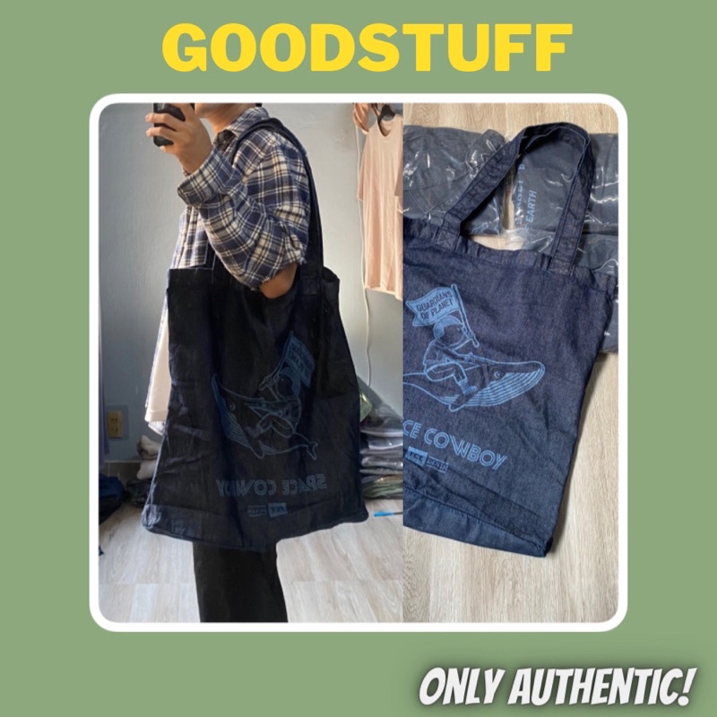 túi Denim ToteBag xuất Nhật chính hãng
