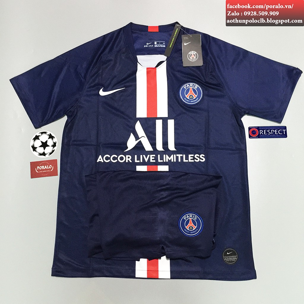 BỘ ÁO ĐẤU PSG 2019/20  - Mã SP : AD_PSG1920_HOME_FAN