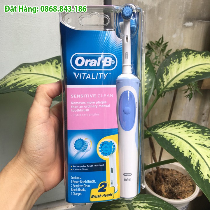 Bàn chải điện Oral-B Hàng Úc PRECSION làm sạch bề mặt răng, đánh tan mảng bám