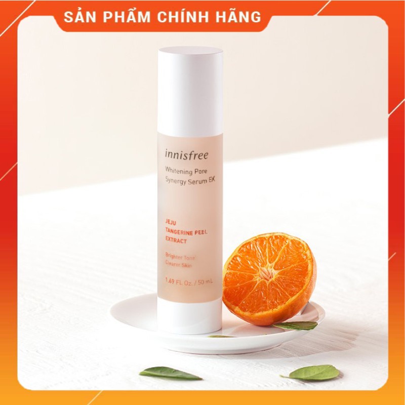 Tinh Chất Dưỡng Trắng Da Innisfree Whitening Pore Synergy Serum EX Jeju Tangerine Peel Extract (50ml)