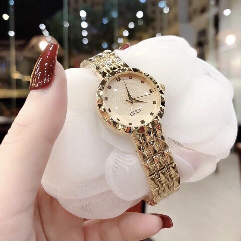 Đồng hồ nữ đẹp GC dây thép không gỉ, bảo hành 6 tháng - dongho.gucci