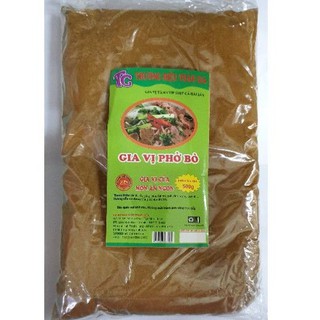 gia vị phở bò toàn gia gói 500g