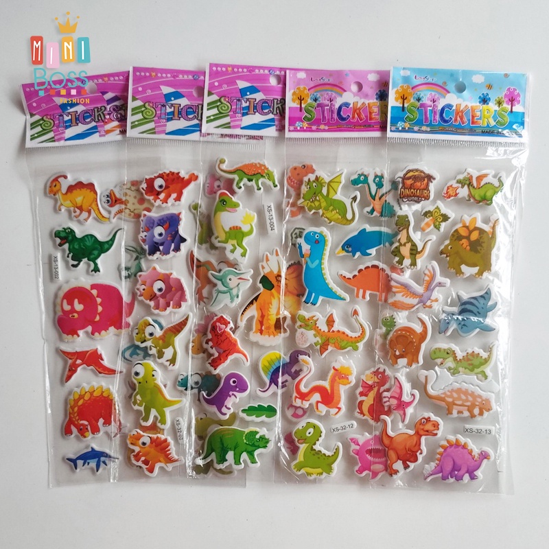 Sticker cho bé Mini Boss - Các mẫu sticker hoạt hình siêu nhân thưởng cho bé yêu giá siêu rẻ