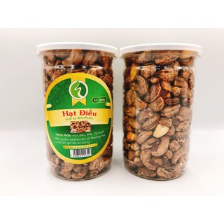 Hạt điều còn vỏ lụa 500g