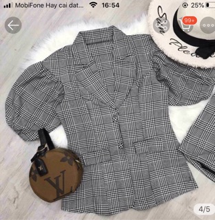 SET CARO VEST TAY PHỒNG