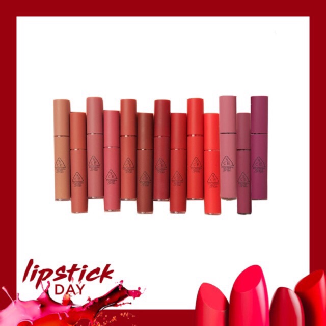[CÓ SẴN] SON KEM LÌ 3CE VELVET LIP TINT | BigBuy360 - bigbuy360.vn