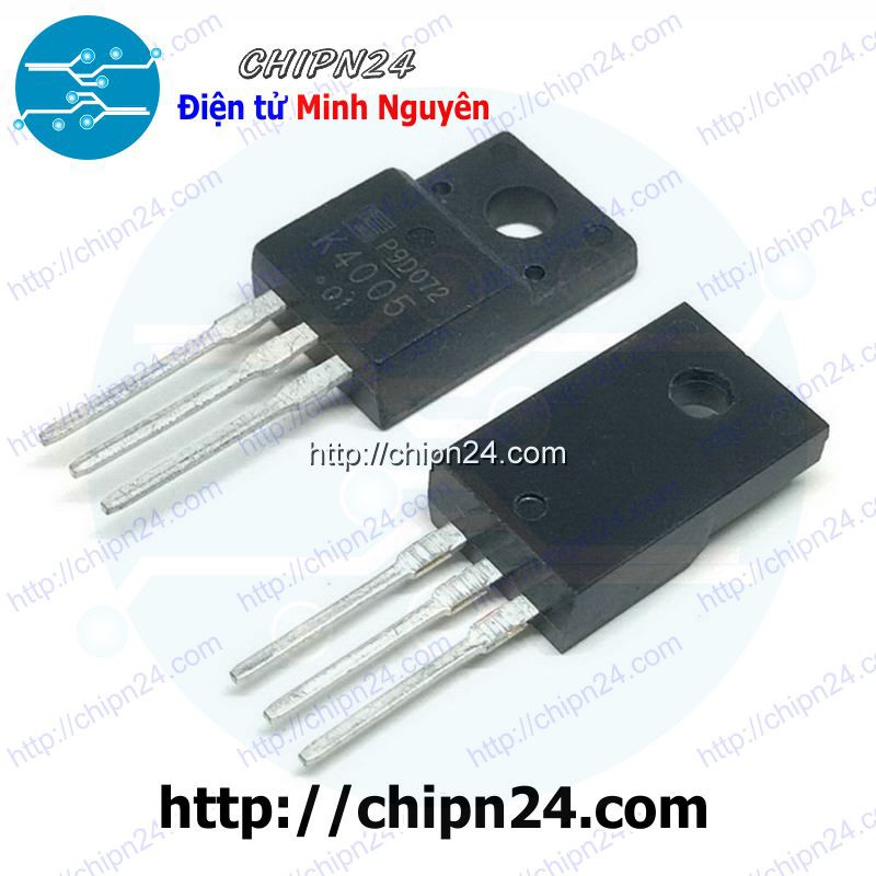 [1 CON] Mosfet K4005 TO-220F 6A 900V Kênh N (2SK4005 2SK 4005)