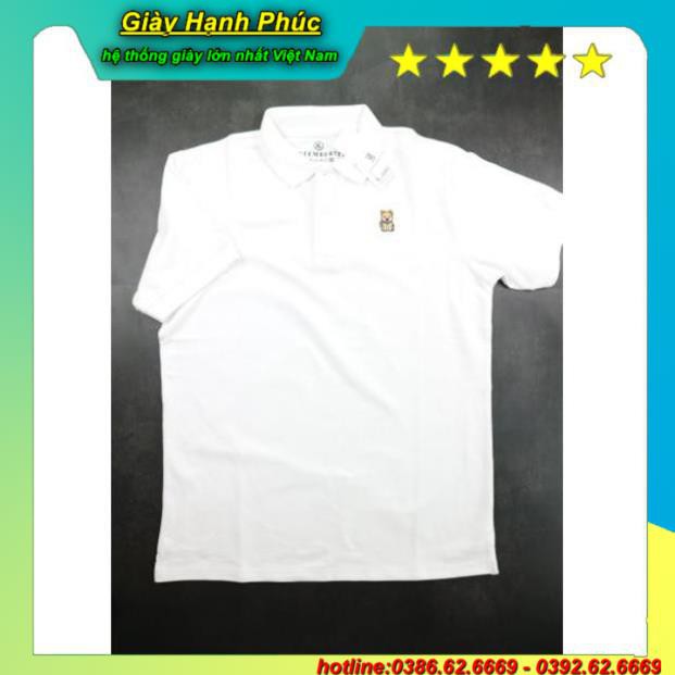 [Mã SKAMSALE06 giảm 10% tối đa 100K đơn 150K] Áo thun nam có cổ, áo phông nam, ngực thêu chú chó Hariko, Qa_store | BigBuy360 - bigbuy360.vn