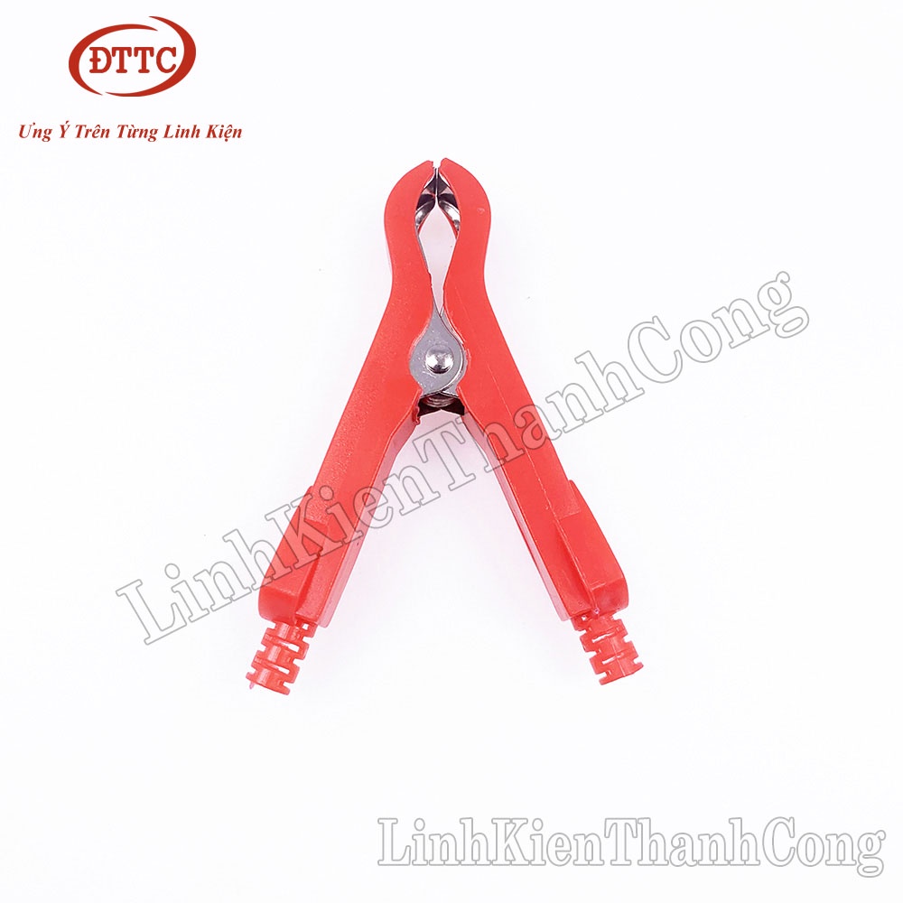 Kẹp Acquy 50A Mạ Niken Bọc Nhựa 80mm