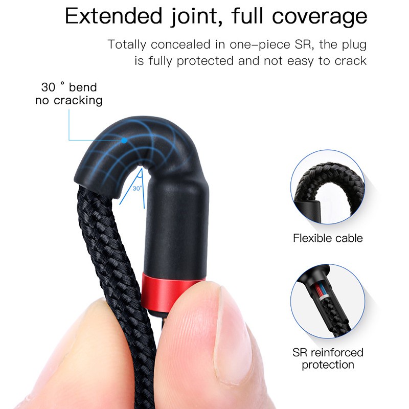 Dây sạc nhanh 2 đầu type c 60w Baseus - Cáp sạc type c to type c dài 1m và 2m cho samsung oppo laptop