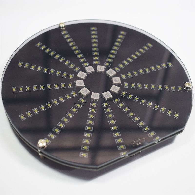 Pcf * Bộ Dụng Cụ Học Nhạc Quang Vòng Tròn Đèn LED Phát Nhạc DIY